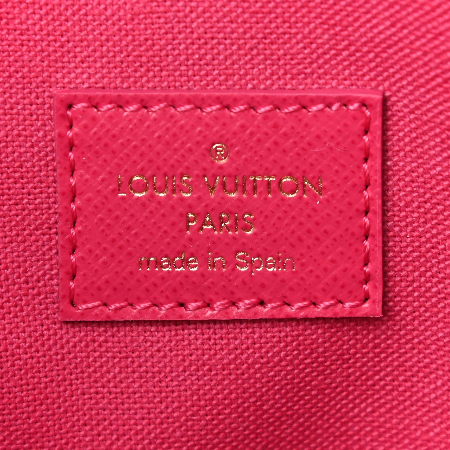 Monogram 2021 Christmas Animation Hollywood Pochette Felicie Chain Wallet Fuchsia