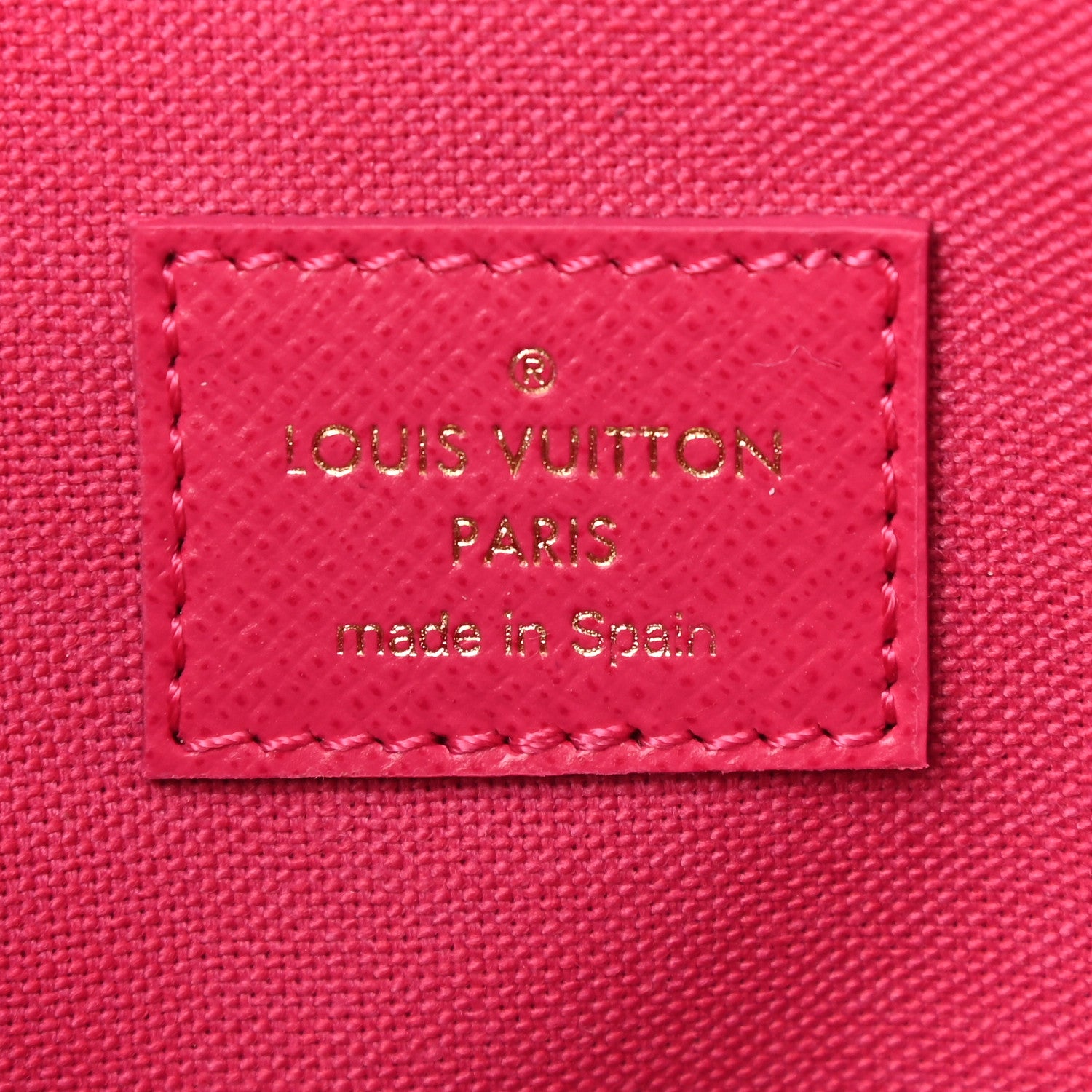 Louis Vuitton Monogram 2021 Christmas Animation Hollywood Pochette Felicie Chain Wallet Fuchsia 7 of 9