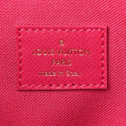 Louis Vuitton Monogram 2021 Christmas Animation Hollywood Pochette Felicie Chain Wallet Fuchsia 7 of 9