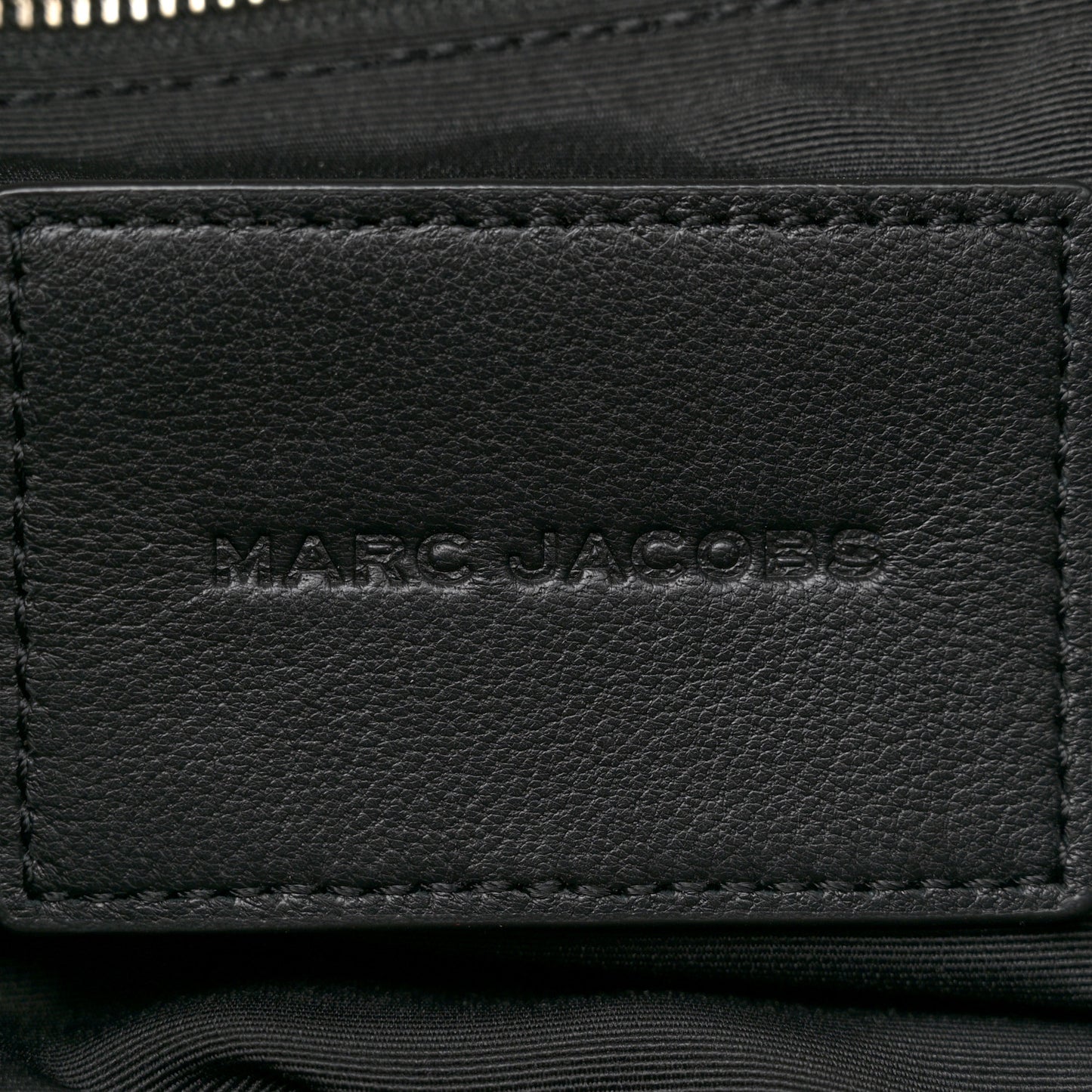 Lambskin Quilted J Marc Large Shoulder Bag Black