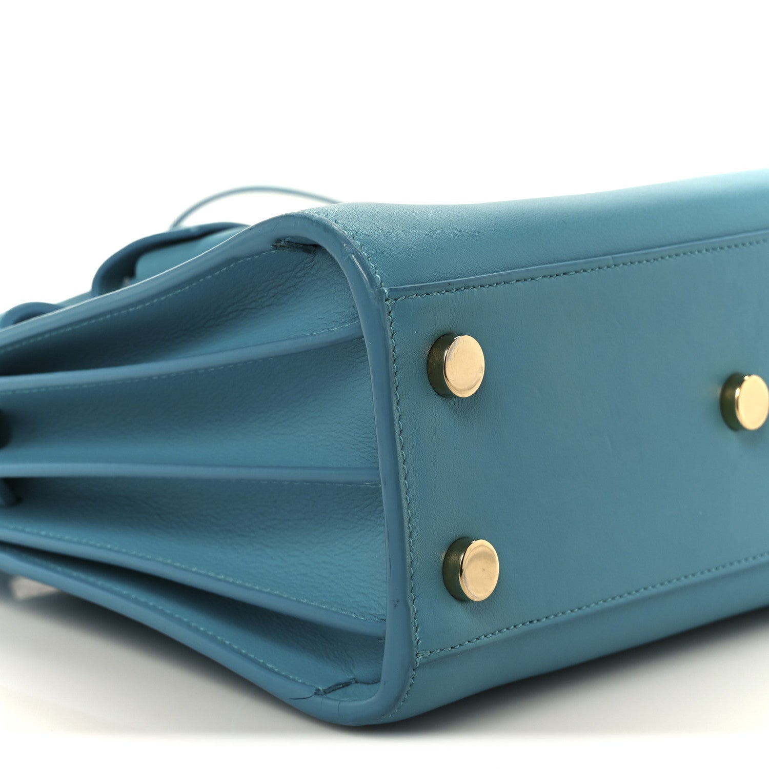 Saint Laurent Calfskin Nano Sac De Jour Turquoise 11 of 12