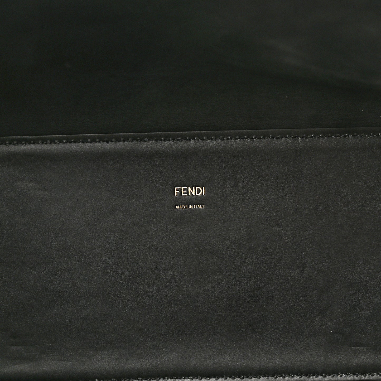 Vitello King Plexiglass Medium Fendi Sunshine Shopper Tote Black