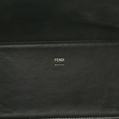 Fendi Vitello King Plexiglass Medium Fendi Sunshine Shopper Tote Black 5 of 10