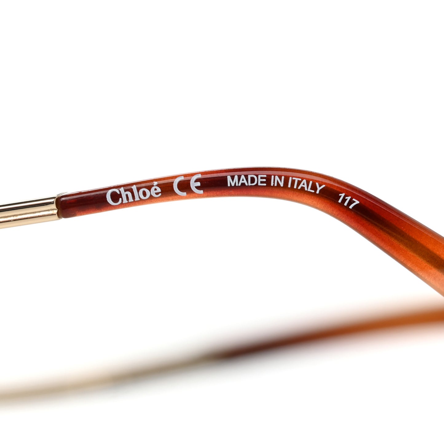Oversized Round Milla Sunglasses CE125S Gold Havana