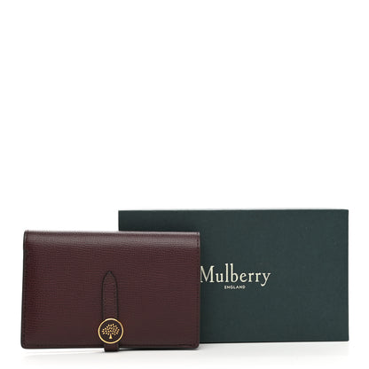 Mulberry Cross Grain Calfskin Tree Wallet Oxblood 8 of 8
