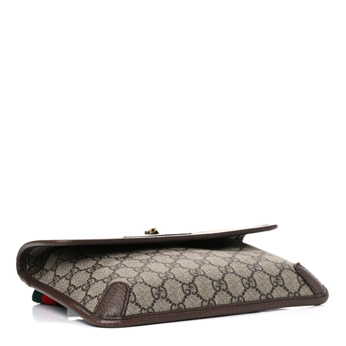 GG Supreme Monogram Neo Vintage Web Belt Bag Brown