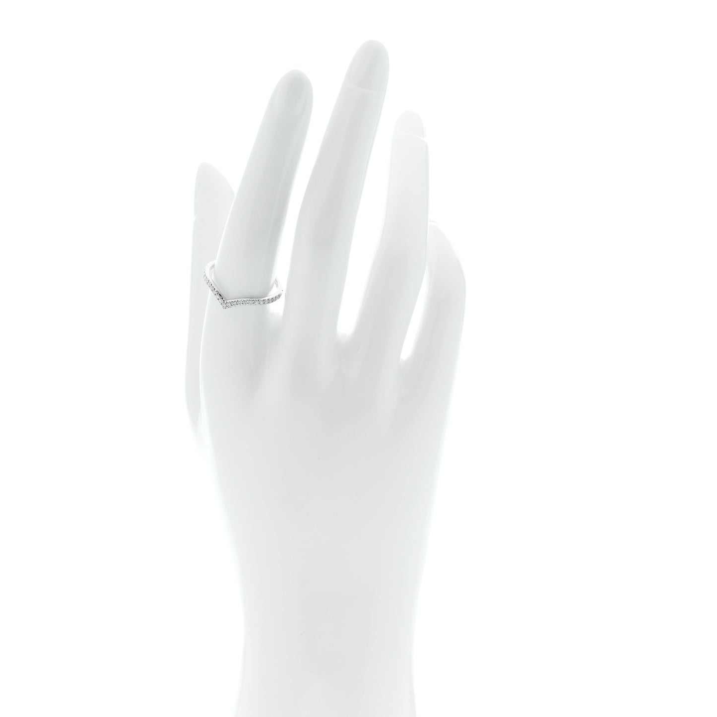Platinum Diamond Soleste V Band Ring 57 8