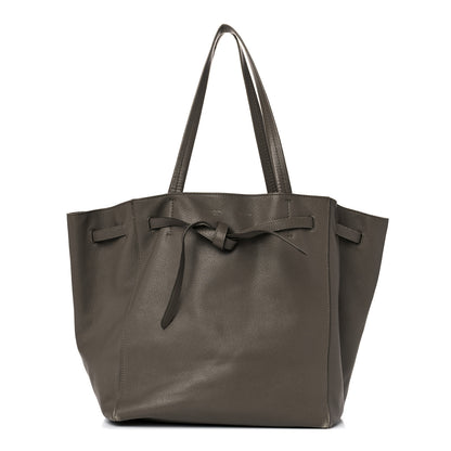 Celine Soft Grained Calfskin Small Belt Cabas Phantom Taupe 1 of 27