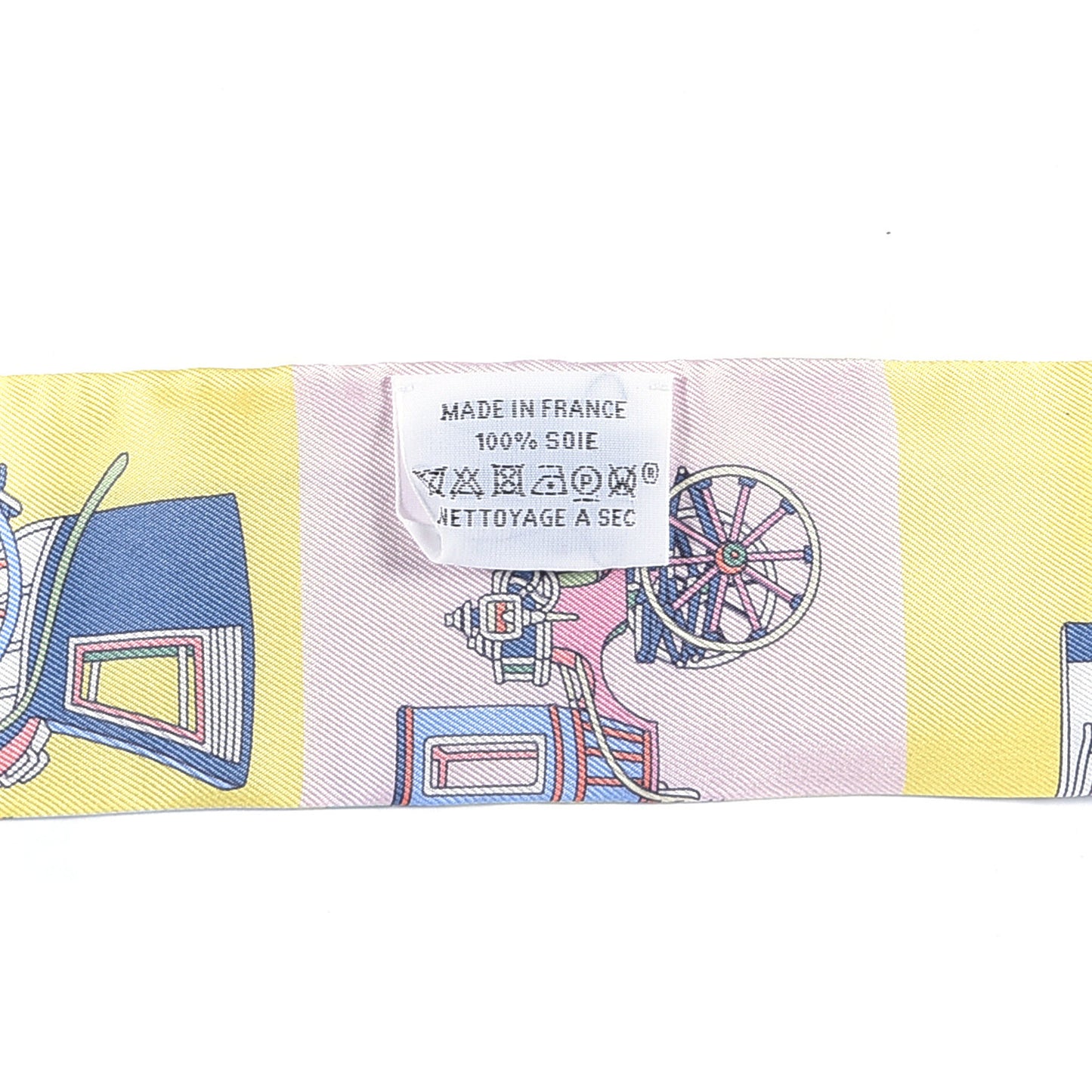 Silk Les Voitures Exquises Twilly Rose Pale Jaune Pale