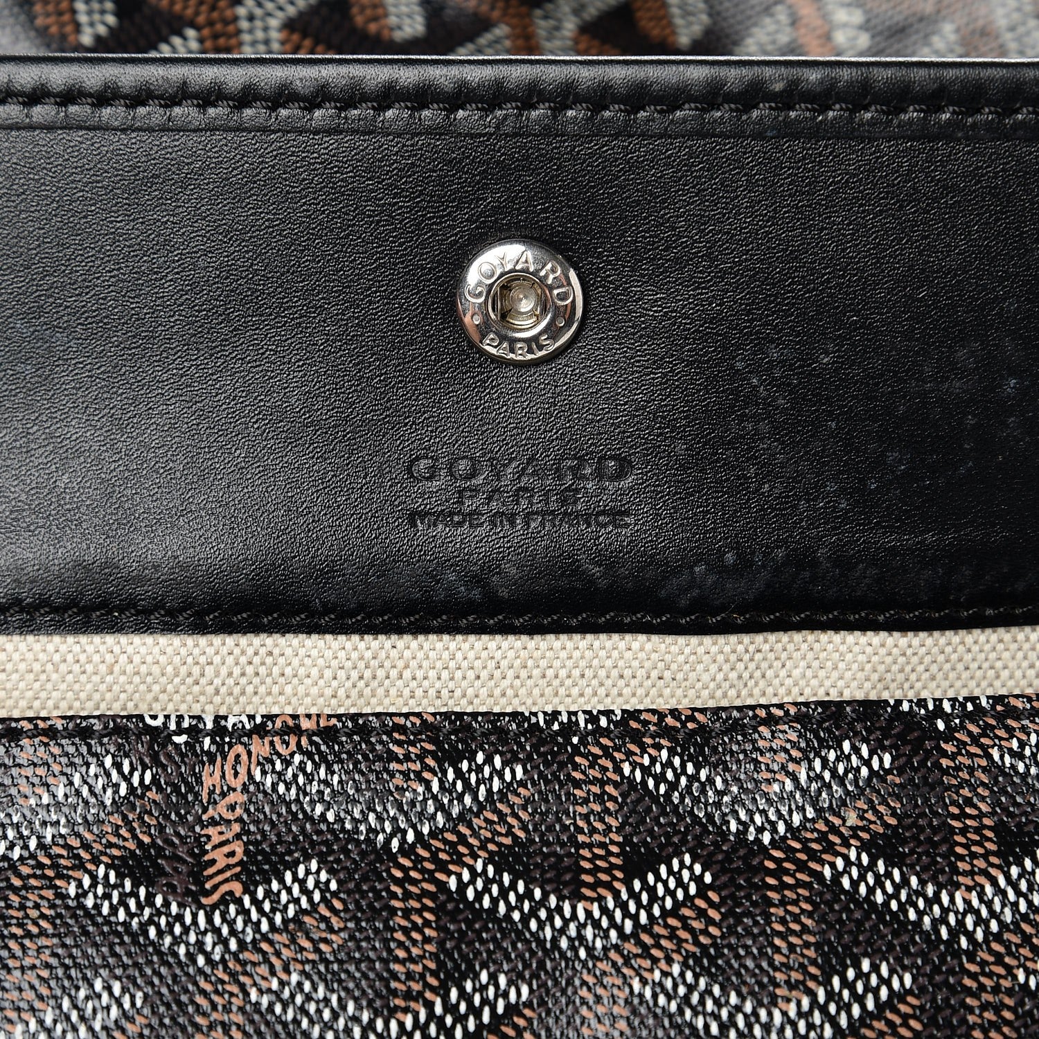 Goyard Goyardine Saint Louis GM Black 8 of 14