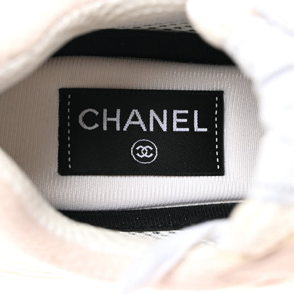 Chanel Fabric CC Womens Sneakers 37 Light Pink 6 of 9