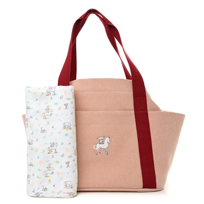 Hermes H Canvas Cabriole Nappy Bag Terracotta 1 of 11