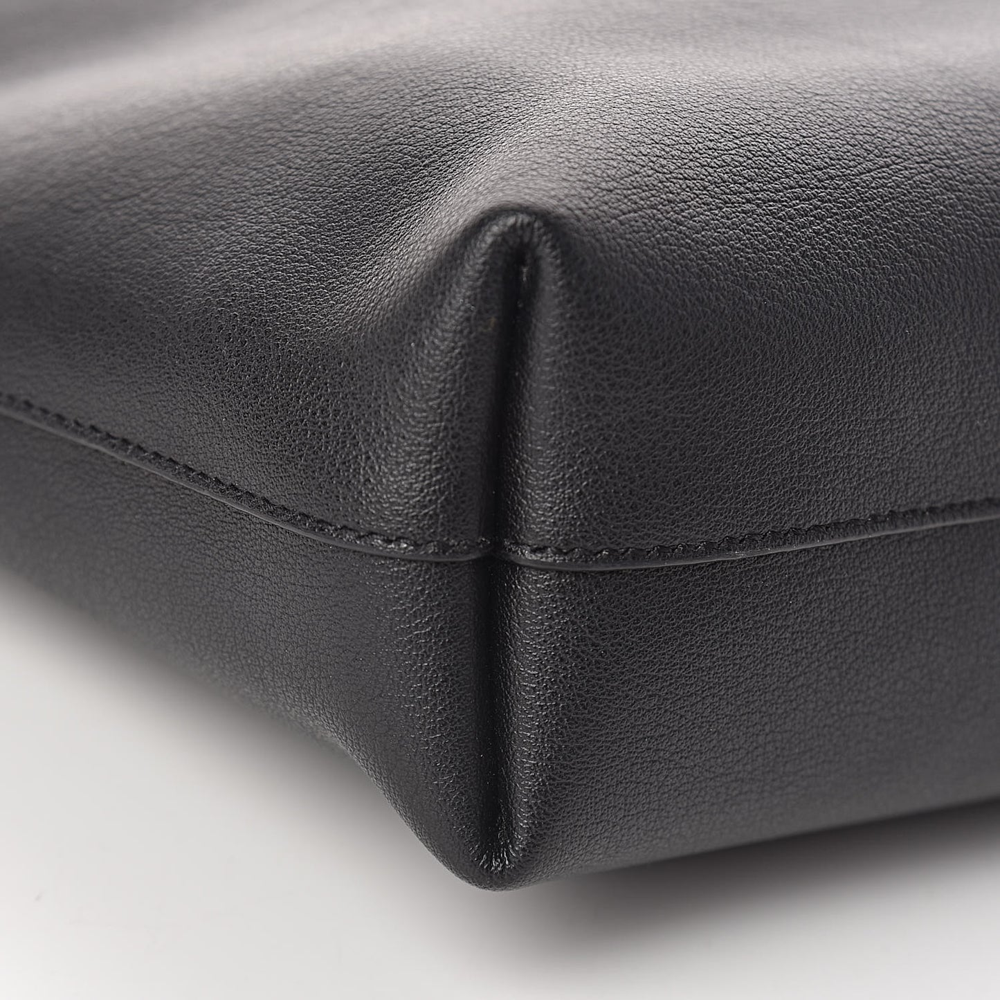 Calfskin Toy Shopping Tote Black