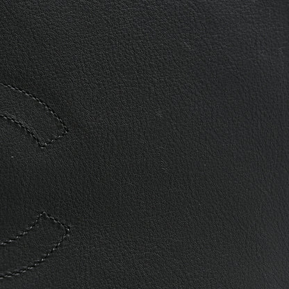 Chanel Calfskin Chevron Quilted Large Statement Flap Black 10 of 11