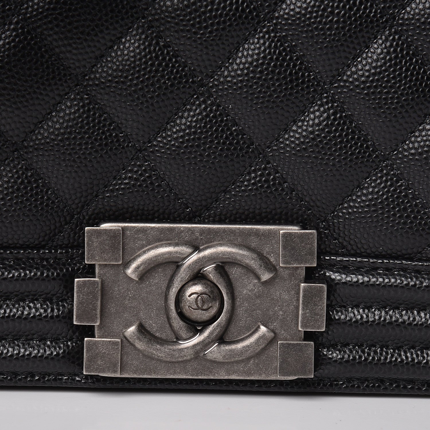 Chanel Caviar Quilted Small Boy Flap Black 10 of 11