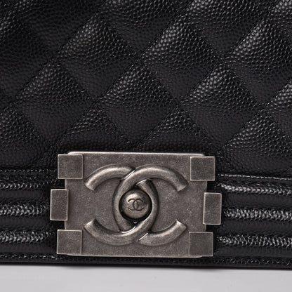 Chanel Caviar Quilted Small Boy Flap Black 10 of 11