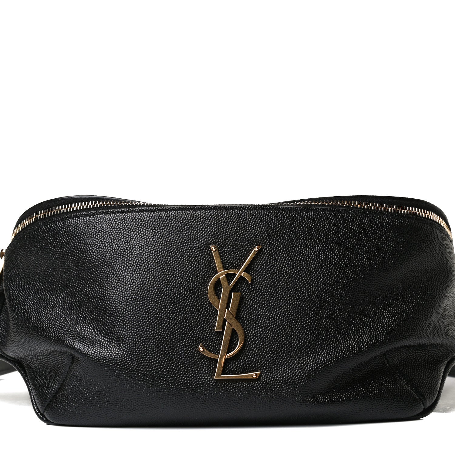 Saint Laurent Grain De Poudre Monogram Belt Bag Black 8 of 13