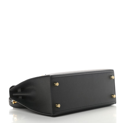 Hermes Epsom Kelly Sellier 25 Black 4 of 11