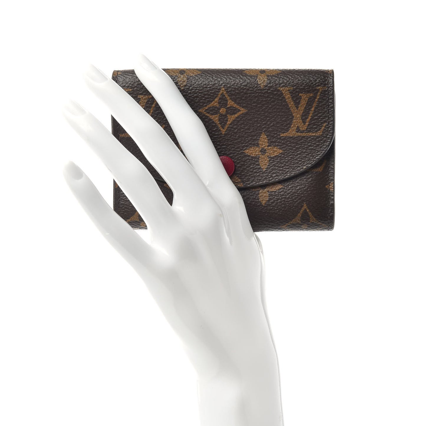 Monogram Rosalie Coin Purse Fuchsia