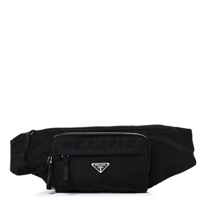 Prada Tessuto Nylon Belt Bag Black 1 of 9