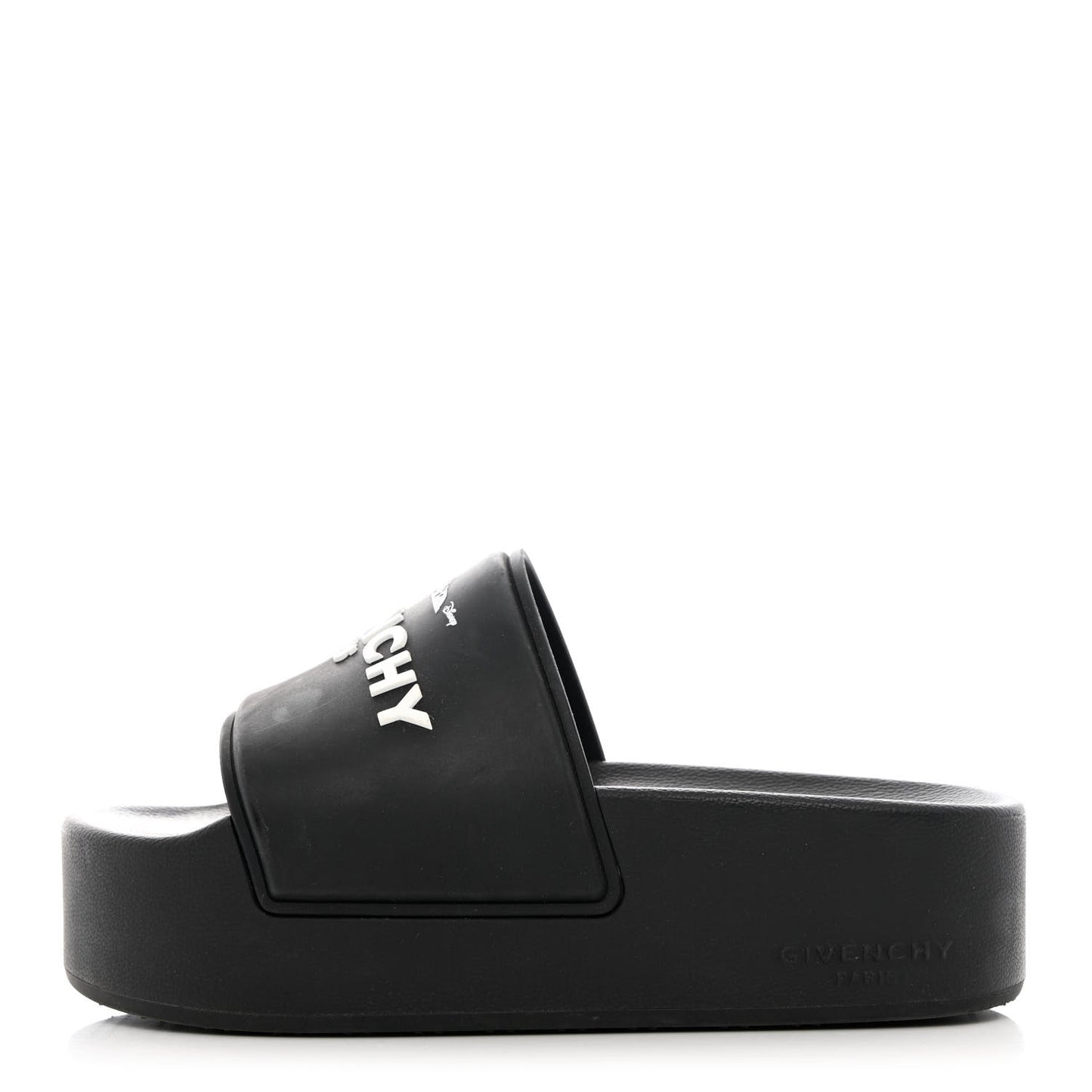 Rubber Logo 101 Dalmatians Print Platform Slides 39 Black