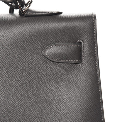 Hermes Epsom Kelly Sellier 40 Graphite 28 of 37