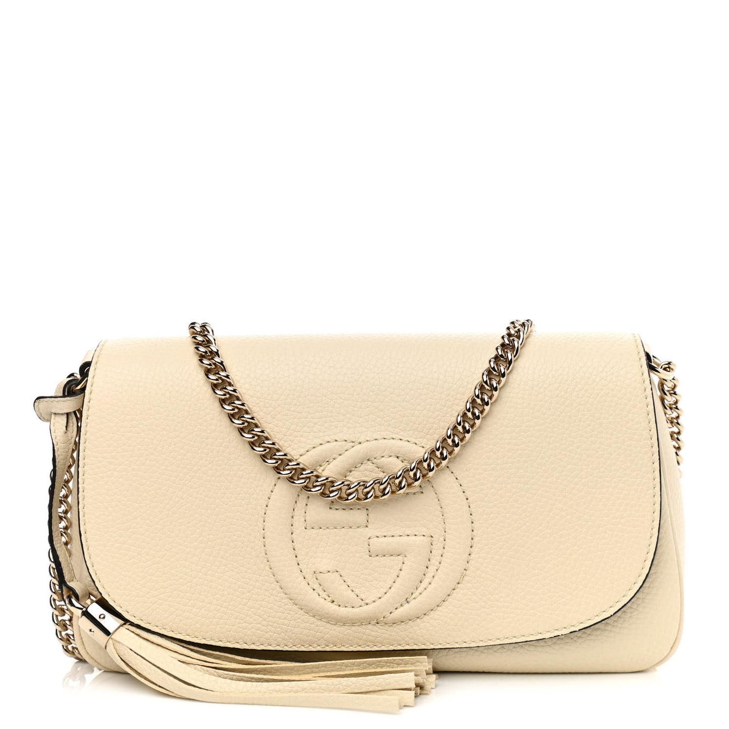 Cellarius Calfskin Medium Soho Flap Crossbody Ivoire