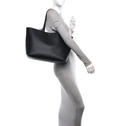 Saint Laurent Calfskin Large Shopping Tote Black 2 of 11