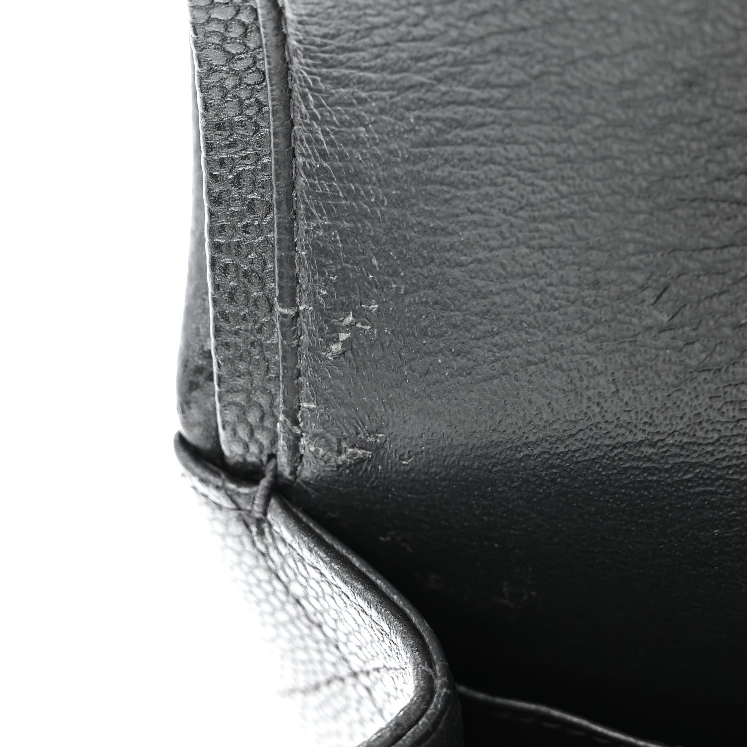 Chanel Caviar Quilted Jumbo Double Flap Dark Grey 11 of 12