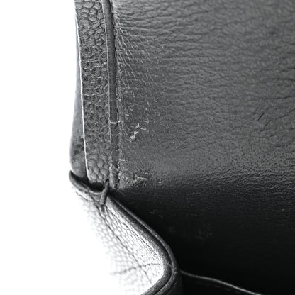 Chanel Caviar Quilted Jumbo Double Flap Dark Grey 11 of 12
