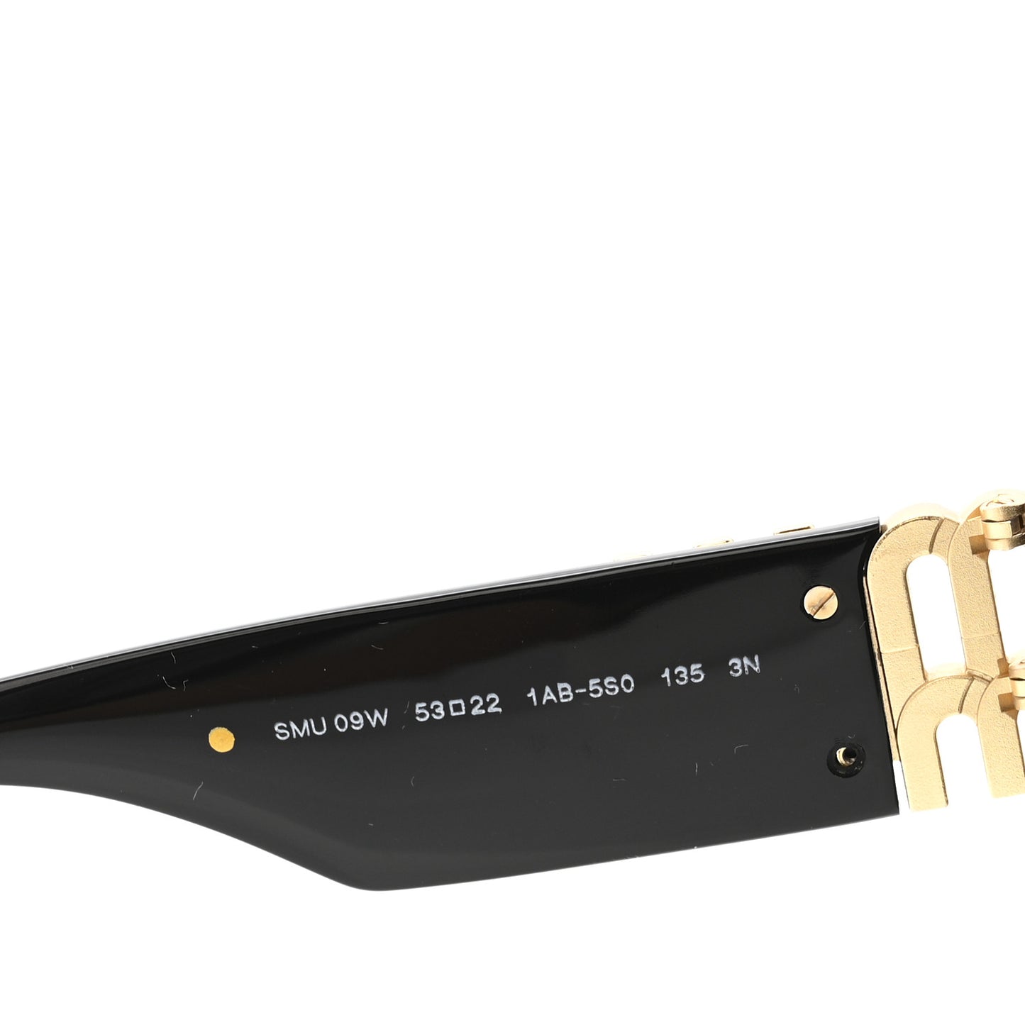 Acetate Glimpse Sunglasses SMU09W Black