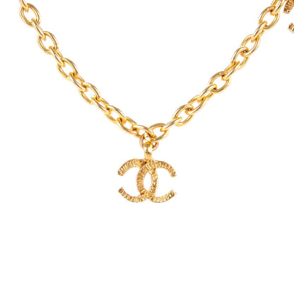 Chanel CC Charm Necklace Gold 3 of 5