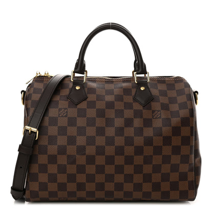 Louis Vuitton Damier Ebene Speedy Bandouliere 30 1 of 10