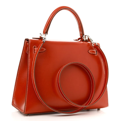 Hermes Box Kelly Sellier 25 Brique 3 of 12