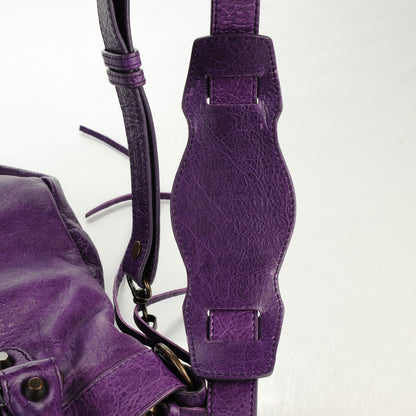 Balenciaga Agneau Classic Hardware Town Dark Violet 8 of 8