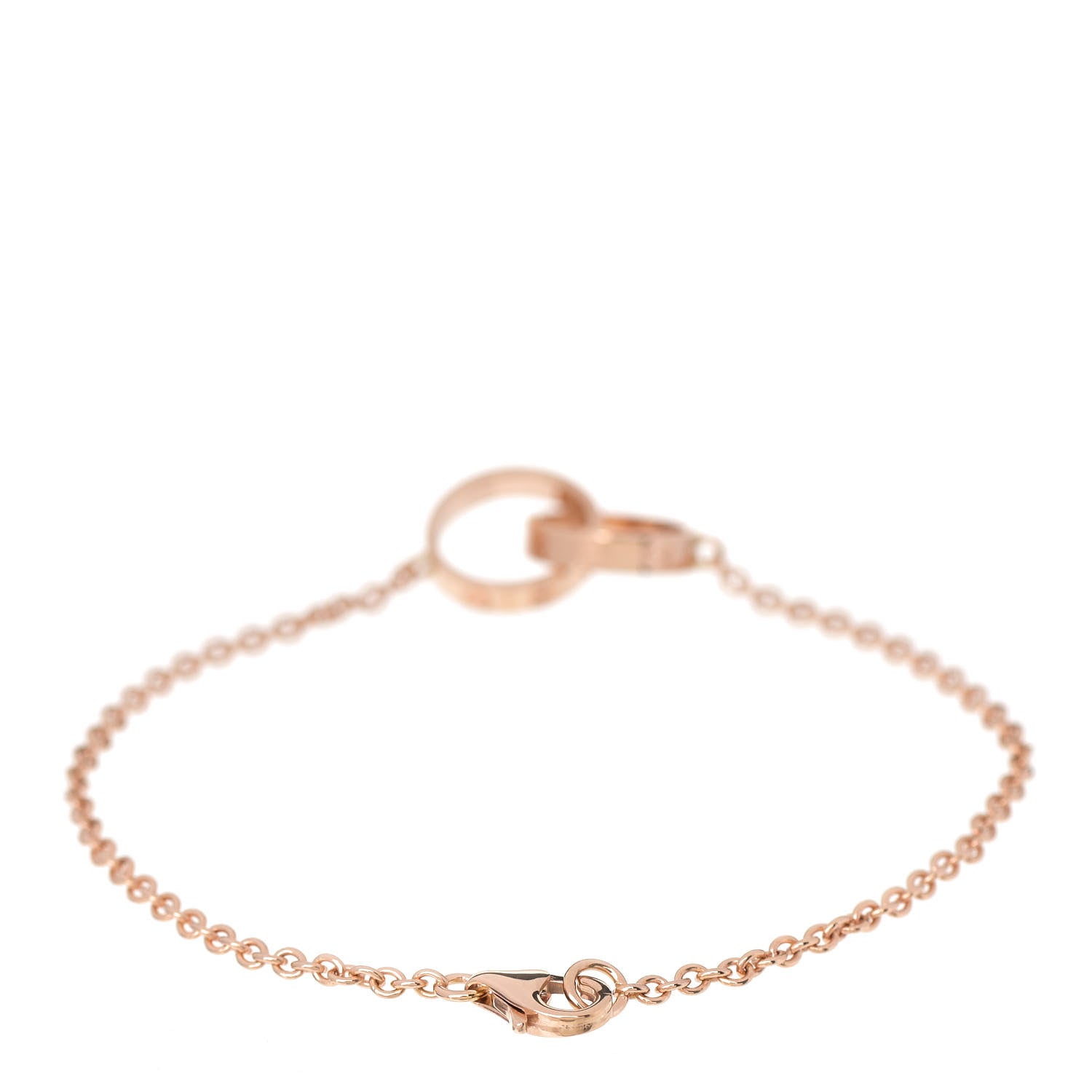 Cartier 18K Pink Gold Interlocking LOVE Bracelet 2 of 5