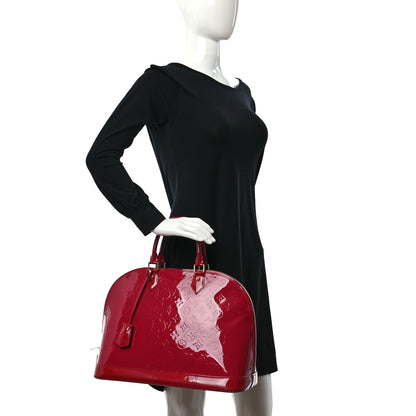 Louis Vuitton Vernis Alma GM Rose Indien 2 of 9
