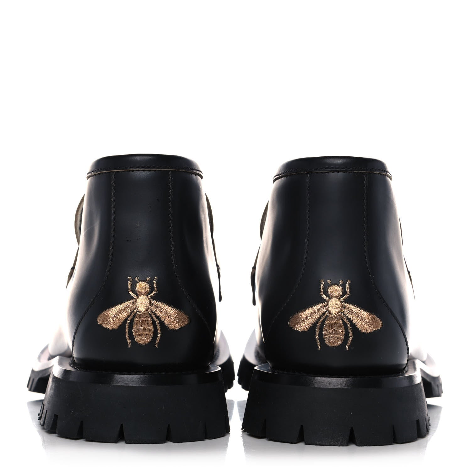Gucci Cordovan Lux Mens Harald Horsebit Ankle Boots 9 Black 5 of 12