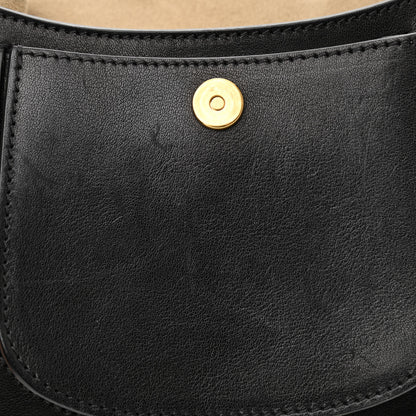 Chloe Calfskin Braided Mini Hudson Shoulder Bag Black 8 of 9