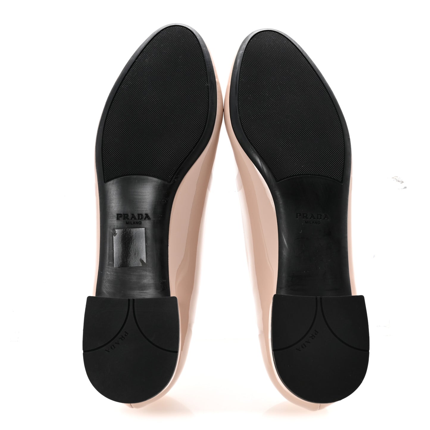 Patent Triangle Ballerina Flats Cipria 39 Cipria