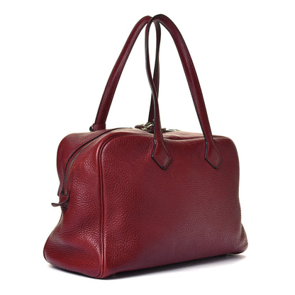 Hermes Taurillon Clemence Victoria II 35 Rouge H 2 of 7