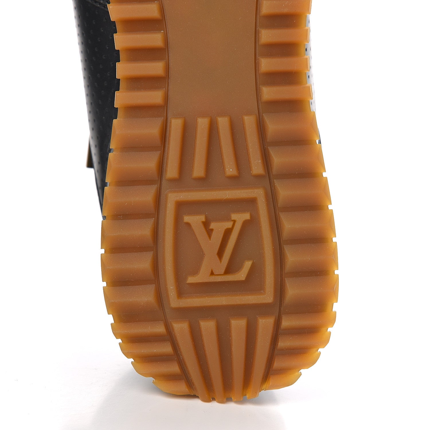 Louis Vuitton X SUPREME Calfskin Run Away Sneakers 10 Black 7 of 9