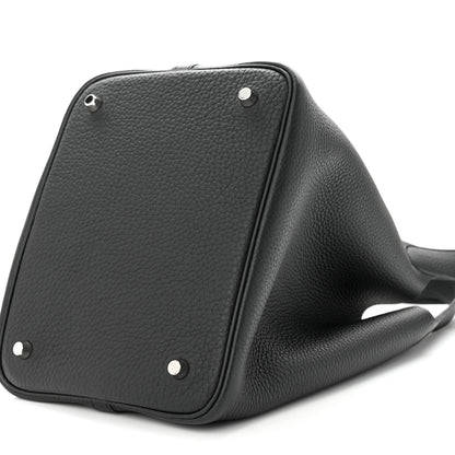 Hermes Taurillon Clemence Picotin Lock 22 MM Black 10 of 12