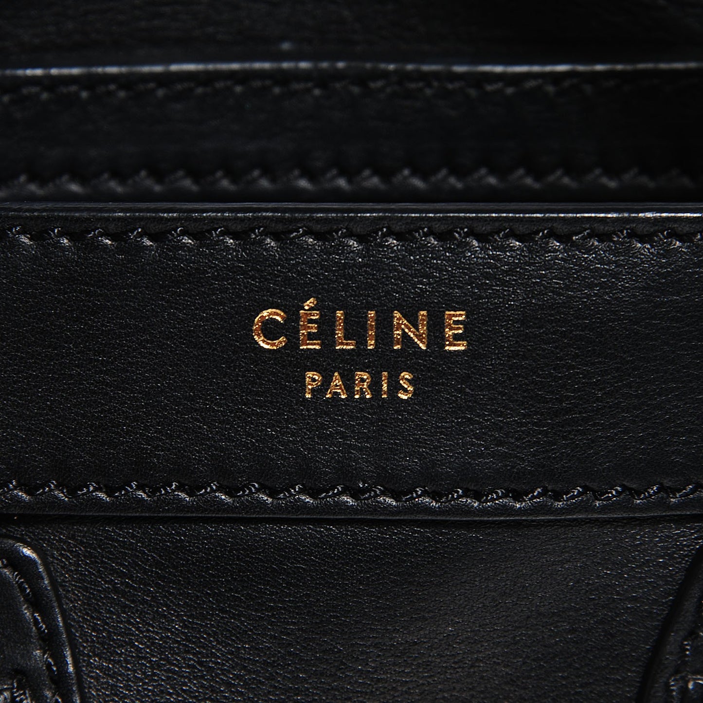 Smooth Calfskin Nano Luggage Black