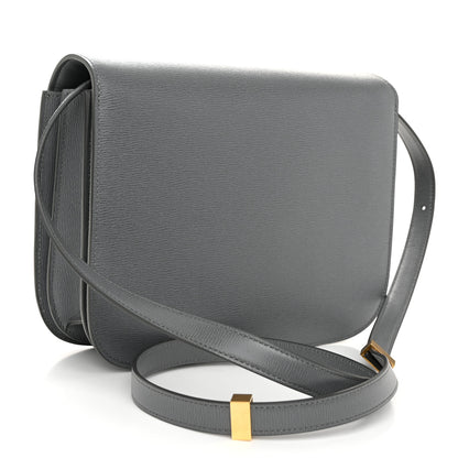 Celine Liege Calfskin Medium Classic Box Flap Bag Grey 3 of 10