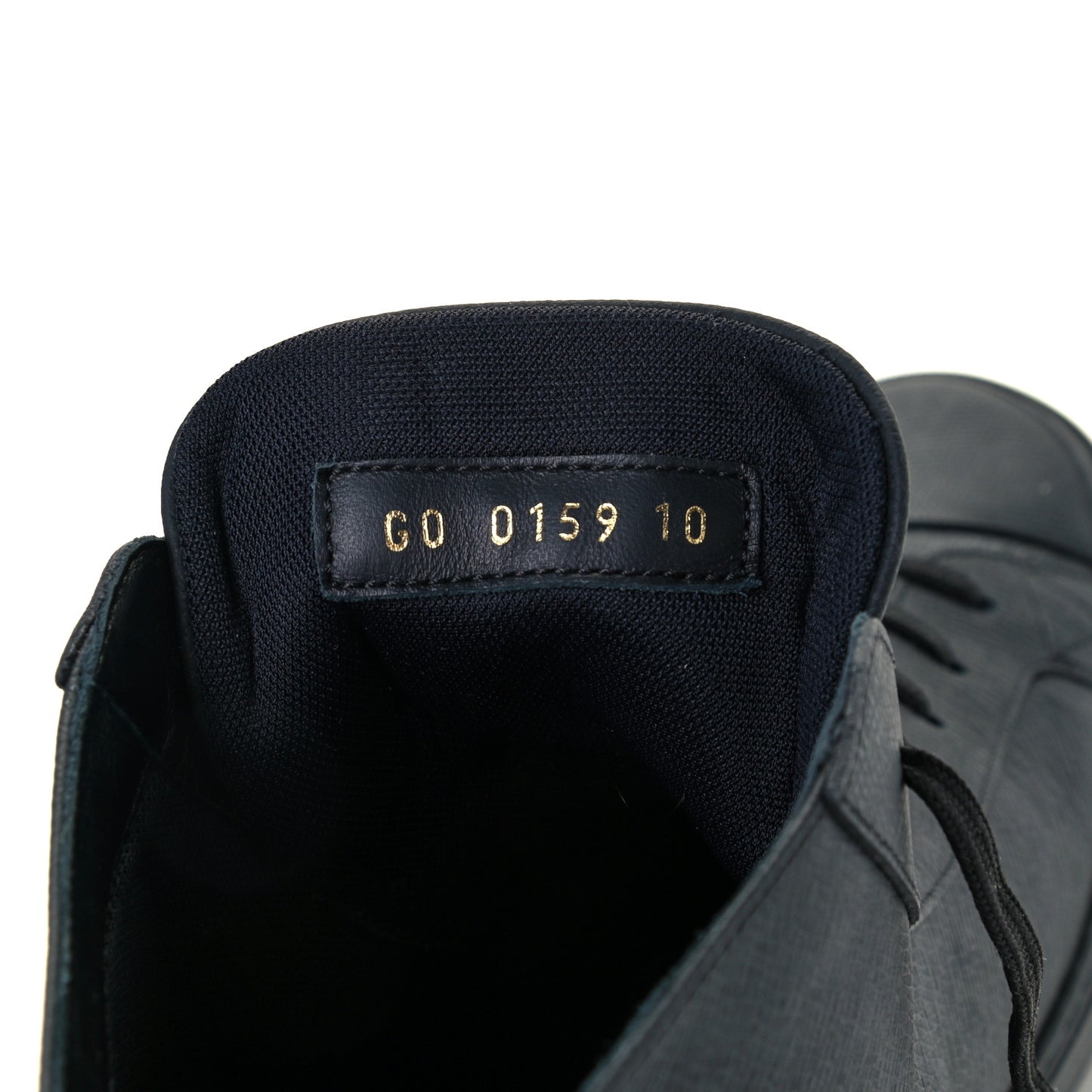 Calfskin LV Tattoo Sneaker Boots 10 Black