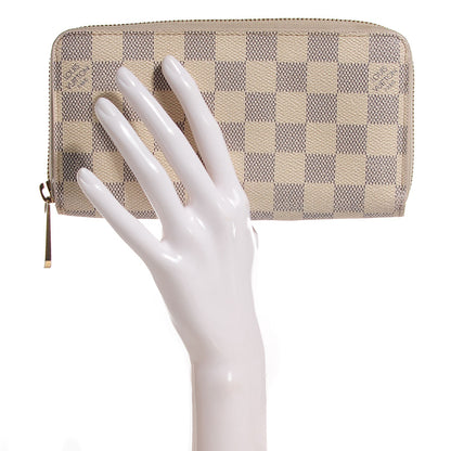 Louis Vuitton Damier Azur Zippy Wallet 2 of 7