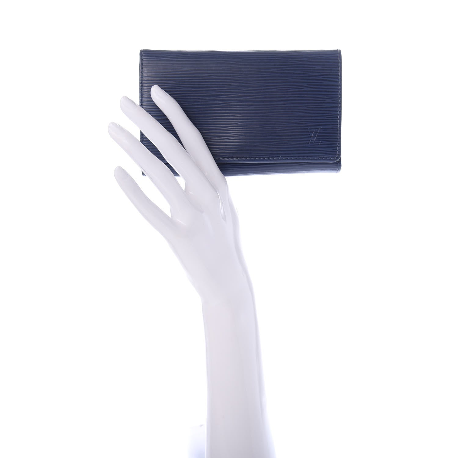Louis Vuitton Epi Porte-Monnaie Billets Tresor Wallet Myrtille 2 of 8