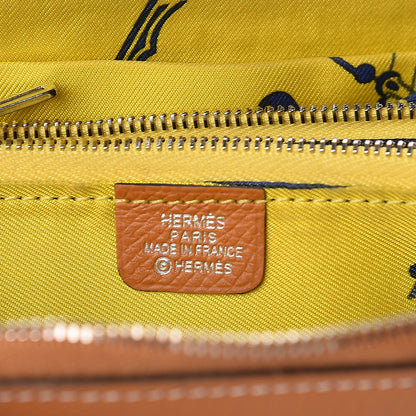 Hermes Epsom Silk'in Compact Wallet Gold 6 of 9