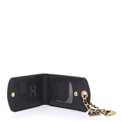 Chanel Lambskin Quilted Chanel 19 Luggage Tag Black 5 of 8